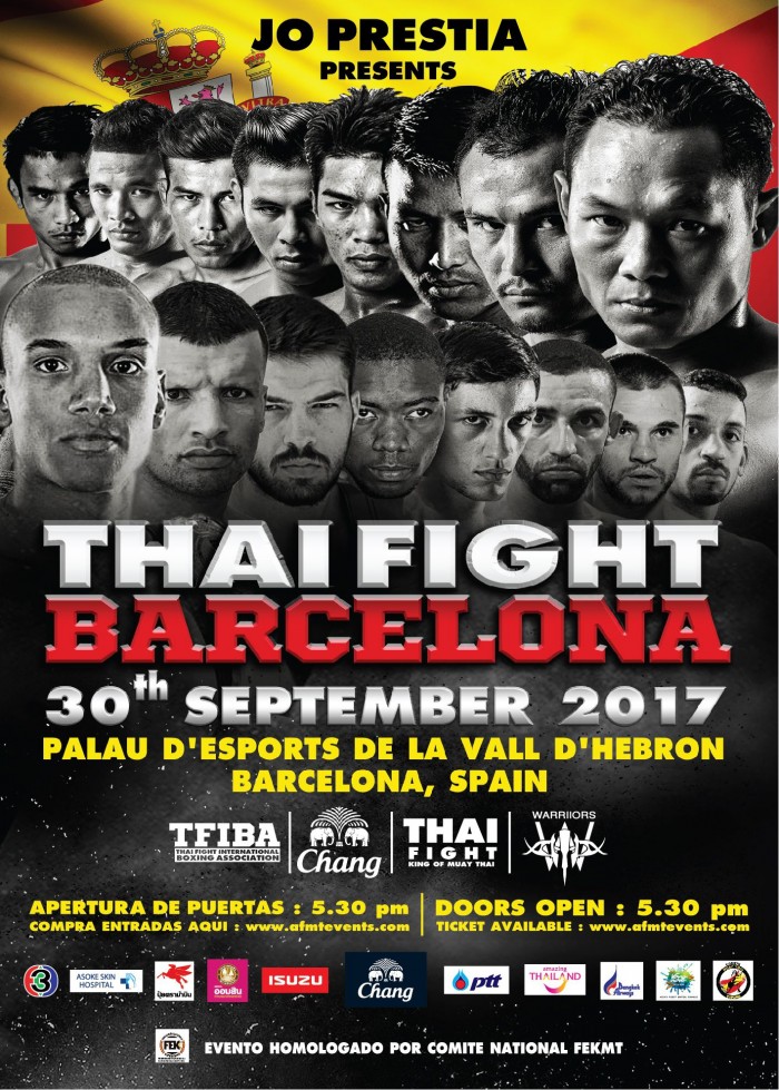 Thai Fight Barcelona poster