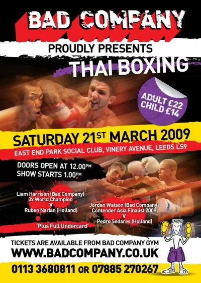 Bad Company Thai Boxing poster