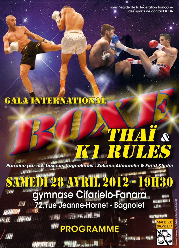 Gala international de Boxe Thai & K1 Rules poster