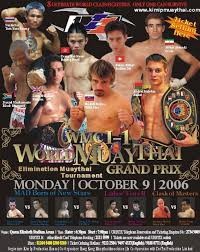 WMC I-1 World Muay Thai Grand Prix 2006 poster
