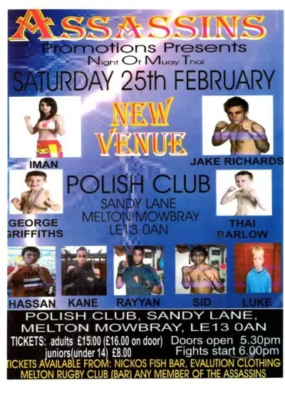 Night Of Muay Thai poster