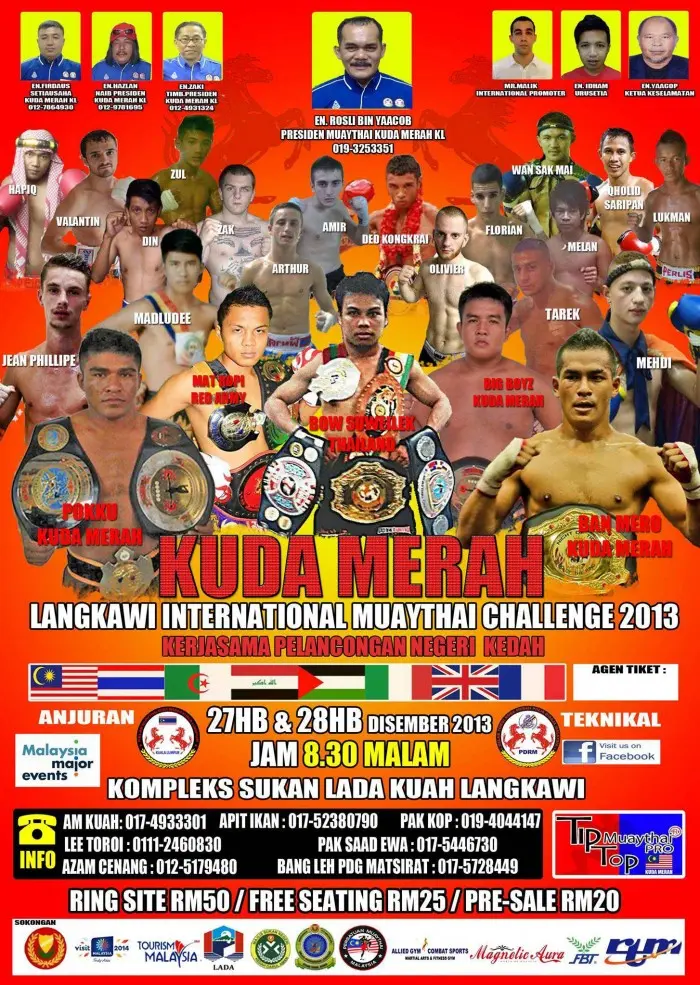 Kuda Merah KL Muaythai Challenge poster