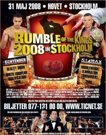Rumble Of The Kings 2008 poster