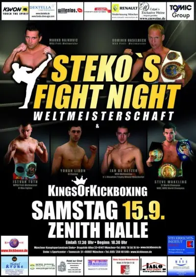 Steko's Fight Night poster