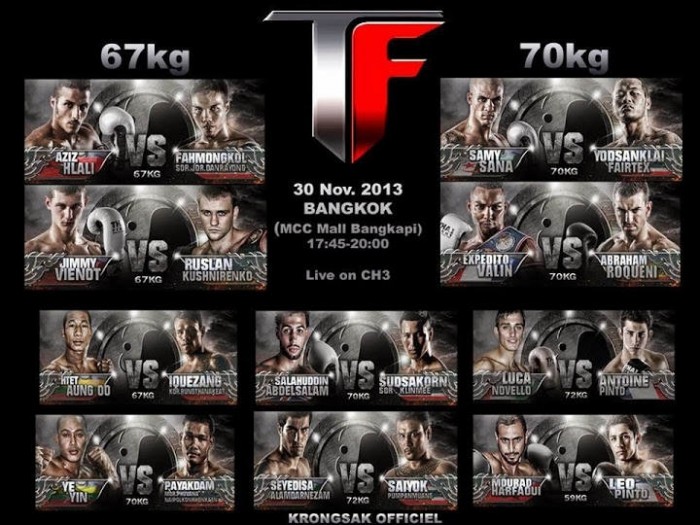 Thai Fight 2013 - 1/2 finals poster