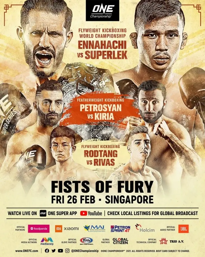 ONE - Fists of Fury poster