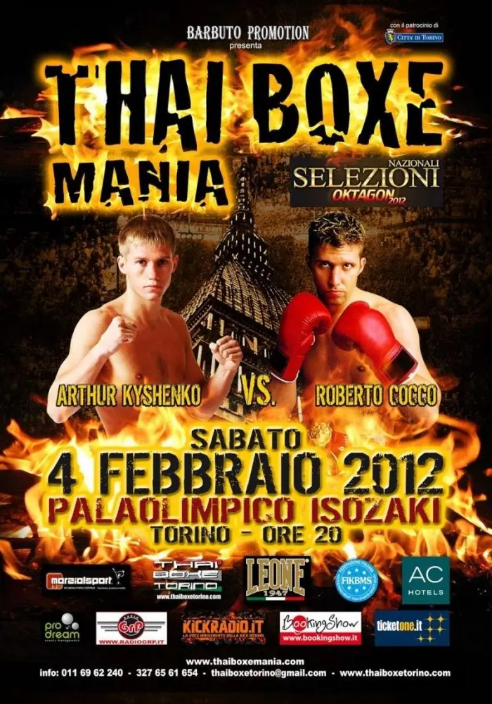 Thai Boxe Mania 2012 poster