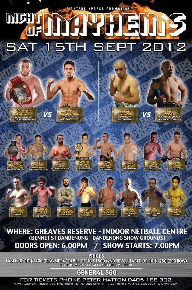 Night Of Mayhem 5 poster