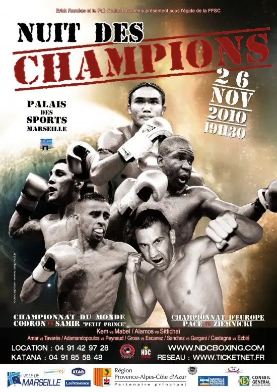 Nuit des Champions 2010 poster