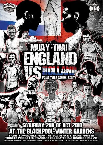 England Vs Holland poster