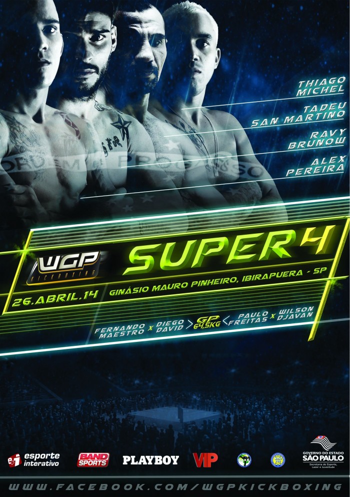WGP Kickboxing Super 4 poster