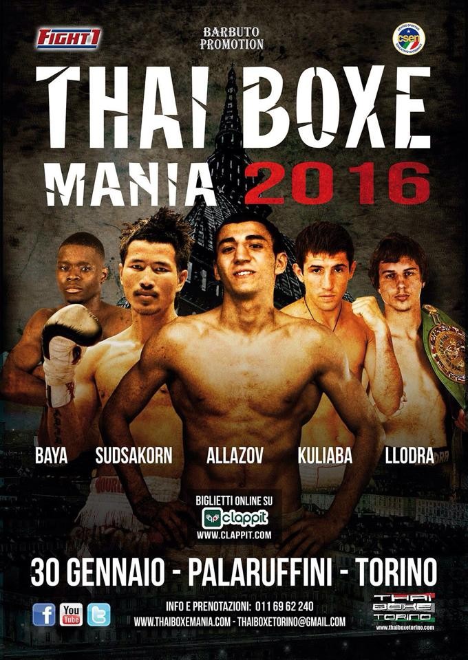 Thai Boxe Mania 2016 poster