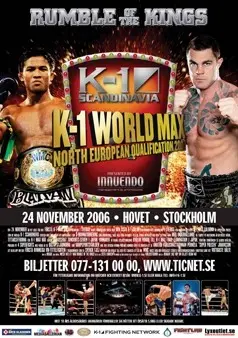 K-1 World Max North European Qualification 2007 poster