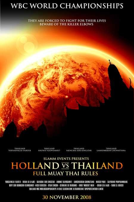 Slamm: Nederland vs Thailand 5 poster