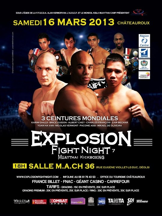 Explosion Fight Night Volume 7 poster