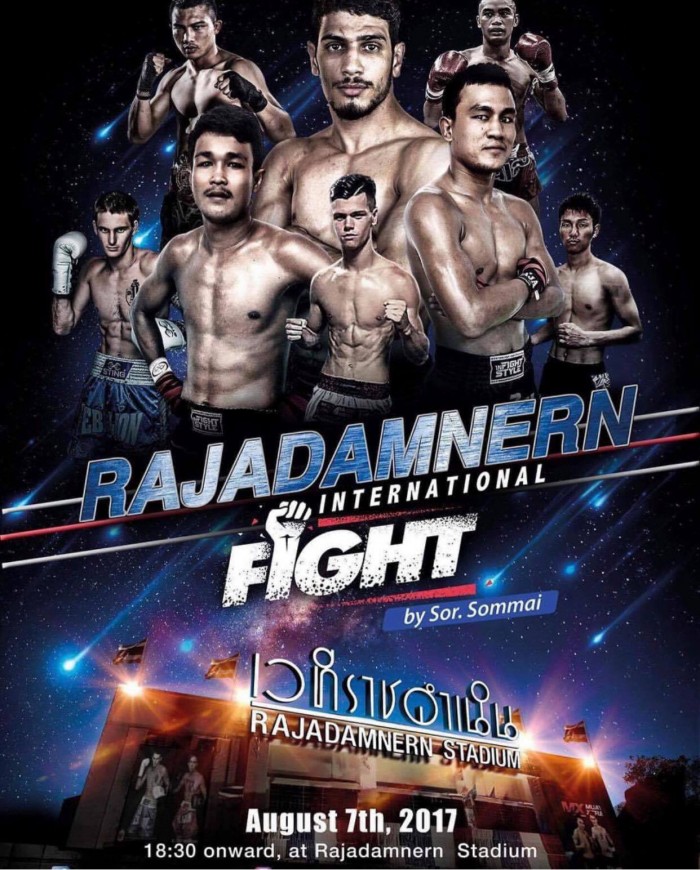 Rajadamnern International Fight poster