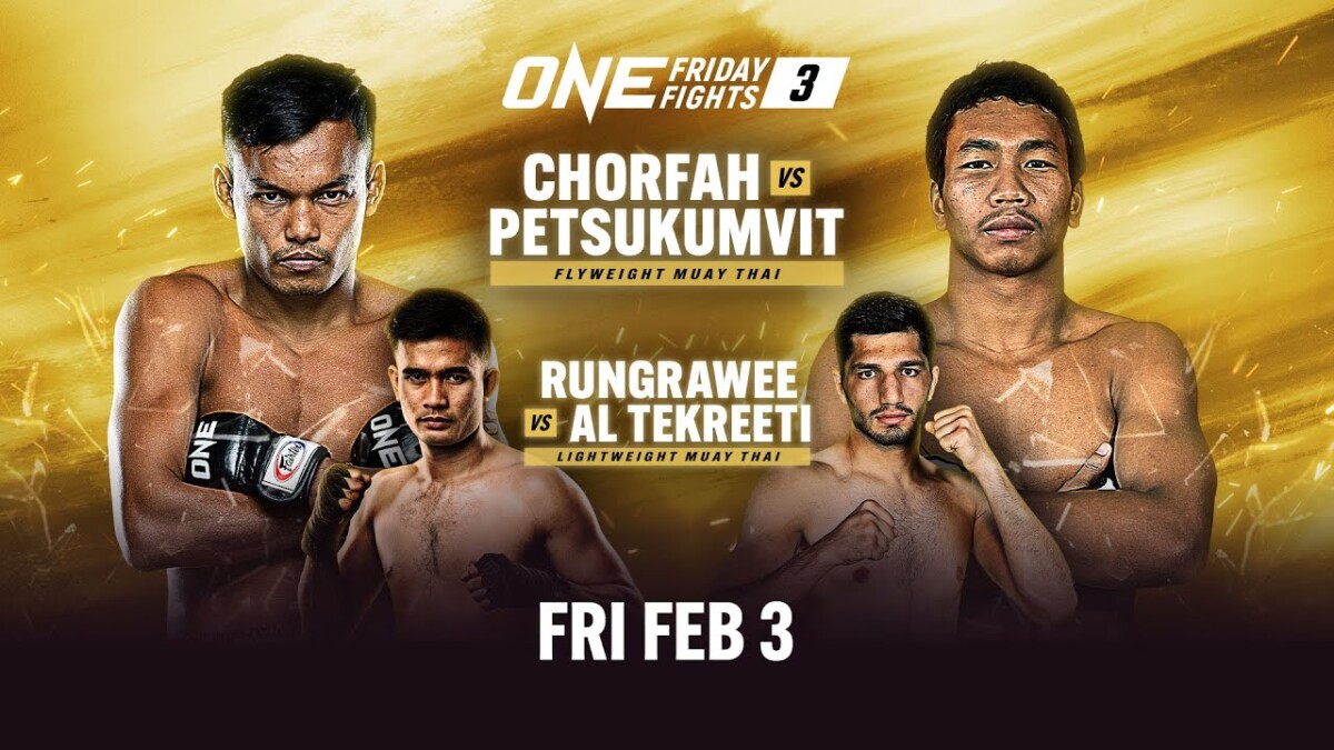 ONE Friday Fights 3 poster