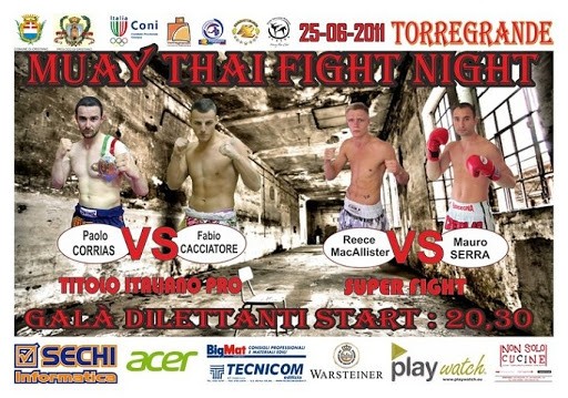Muay Thai Fight Night poster