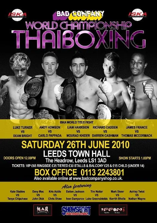 World Championship Thaiboxing poster