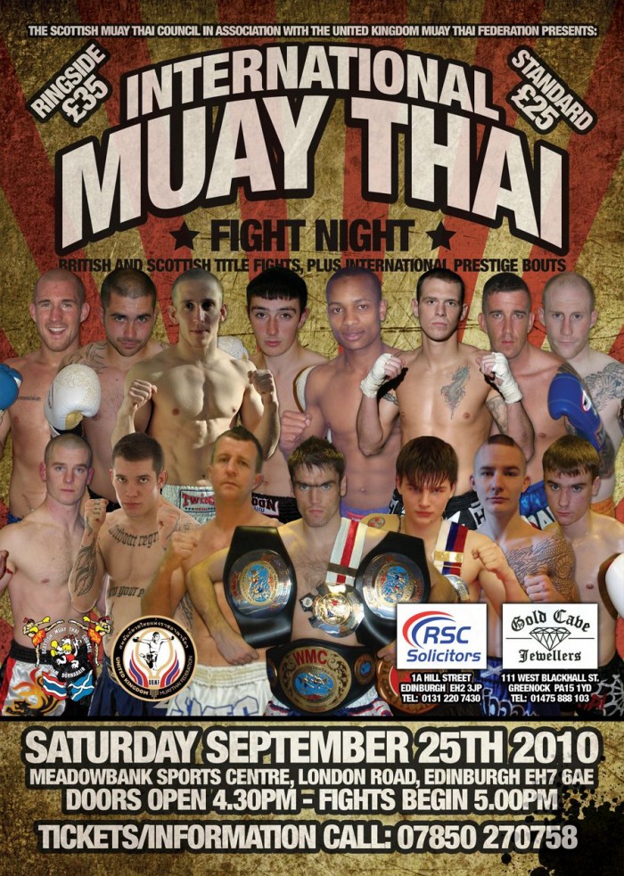 International Muay Thai poster
