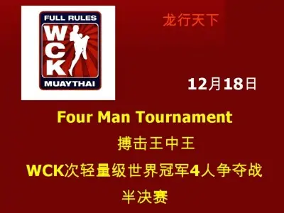 WCK Muay Thai Day 1 poster