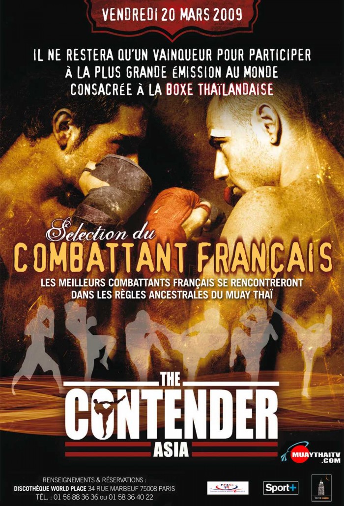 Contender Asia : qualification France poster