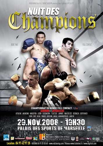 Nuit des Champions 2008 poster