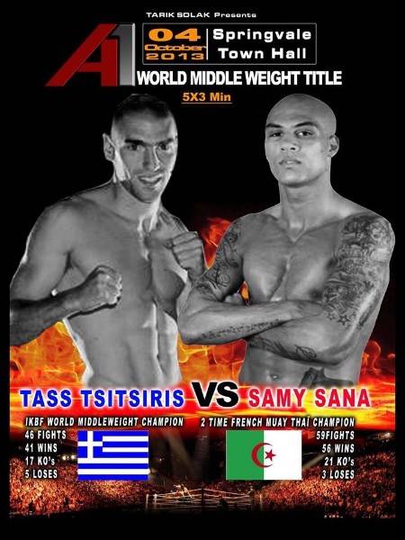 A1 World Middle Weight Title poster