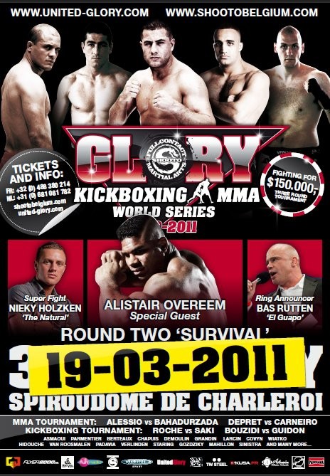 GLORY: Round Two "Semi-Final" poster