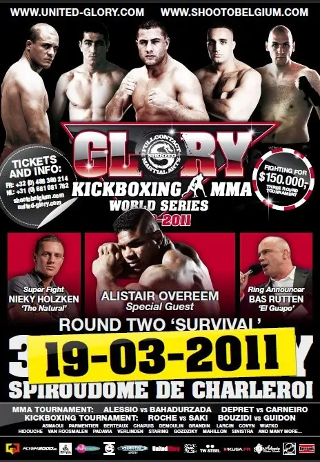 GLORY: Round Two "Semi-Final" poster