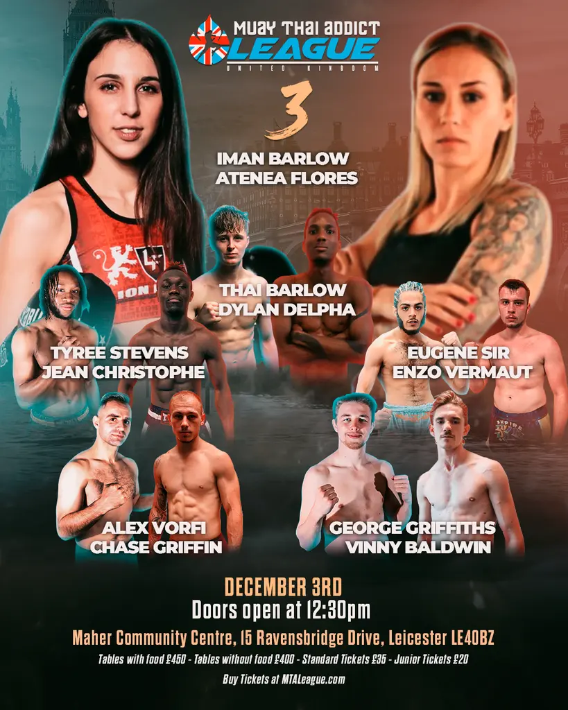 Muay Thai Addict League 3 poster