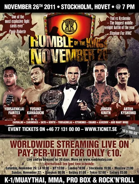 Rumble of the Kings 2011 poster