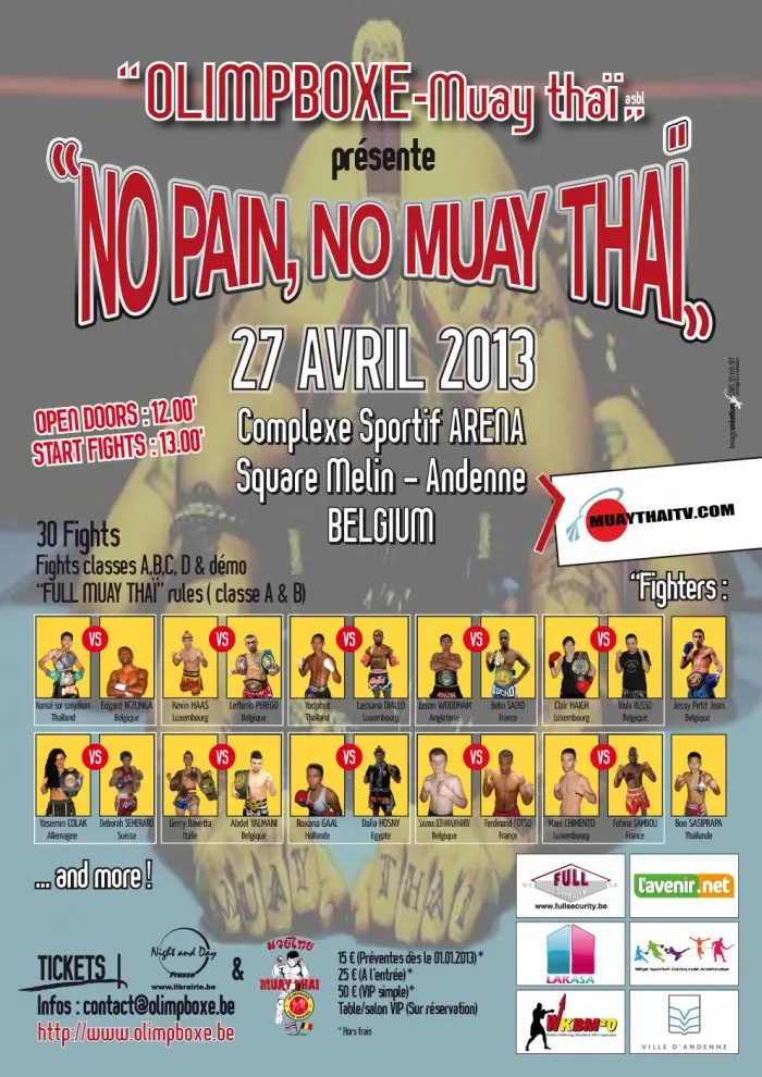 No Pain, No Muay Thai poster