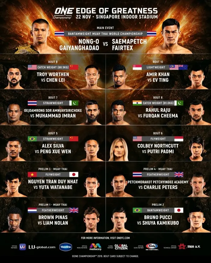 ONE - Edge Of Greatness poster