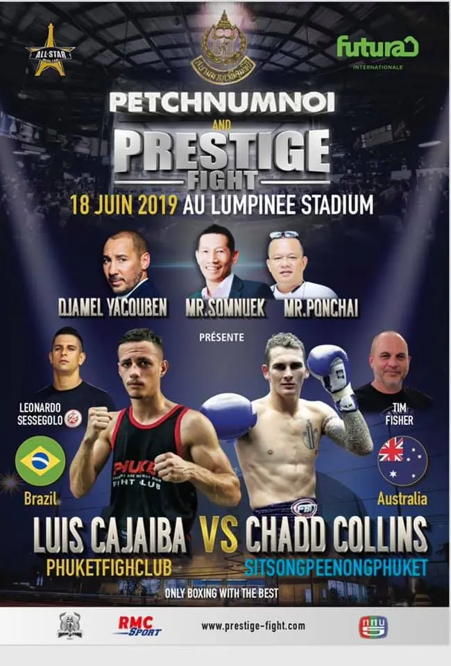 Petchnumnoi + Prestige Fight poster