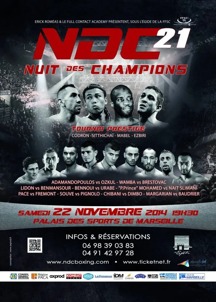 Nuit des Champions 2014 poster