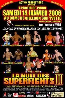 La Nuit des Superfights III poster