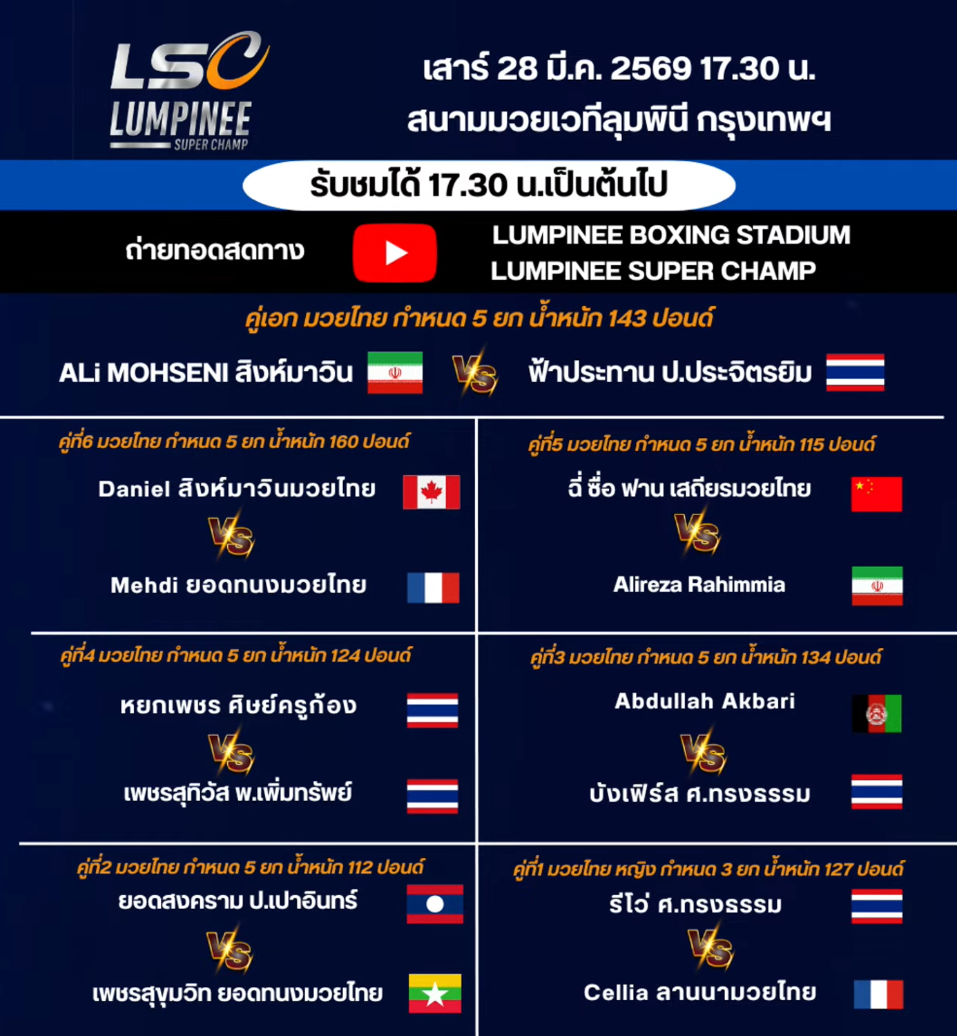 Lumpinee Super Champ (28.03.2026) poster