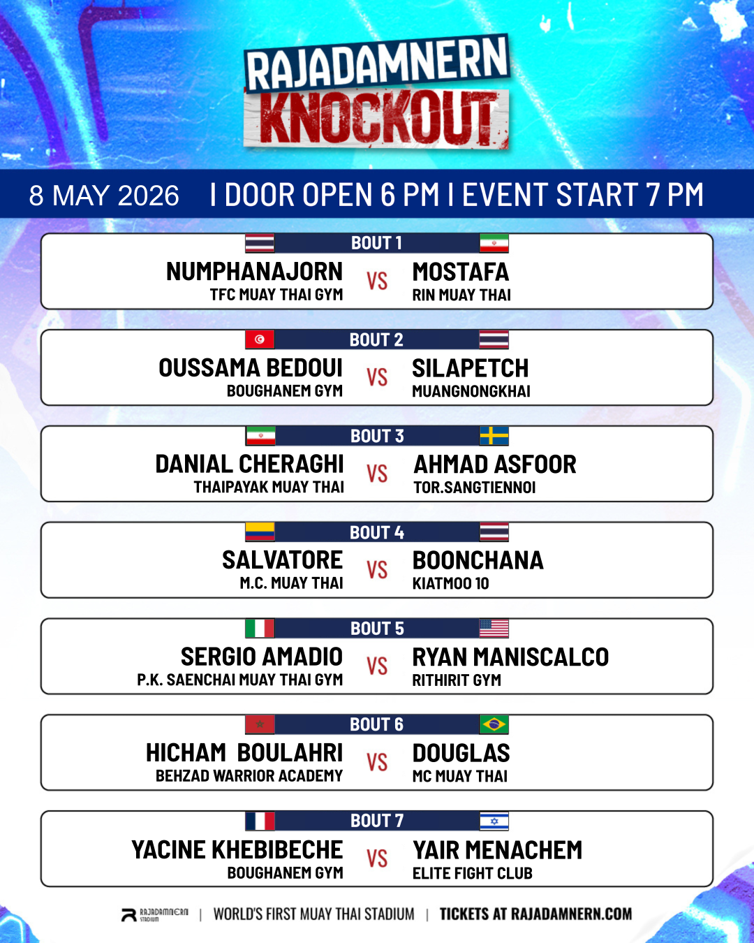 Rajadamnern Knockout (08.05.2026) poster