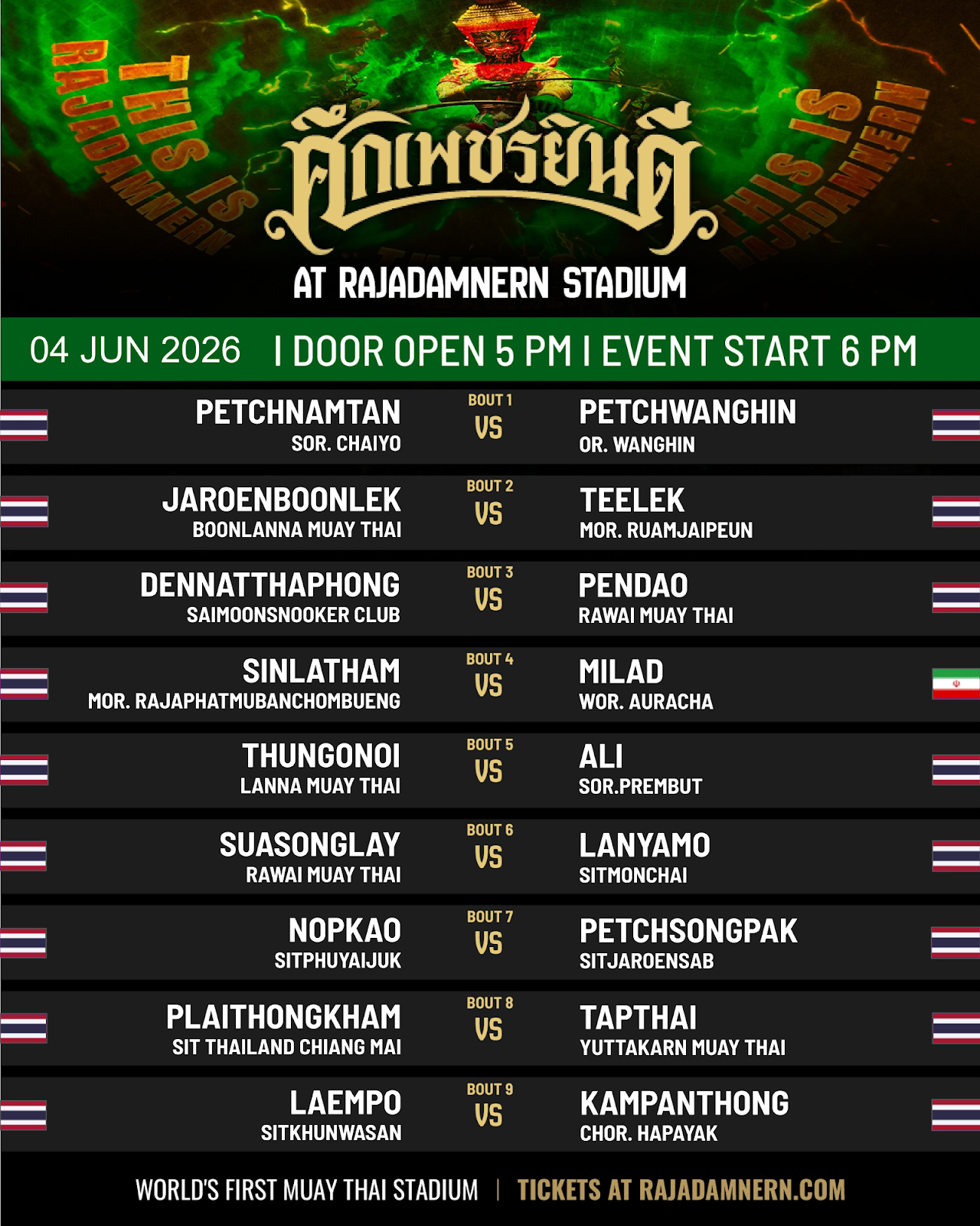 Petchyindee (04.06.2026) poster
