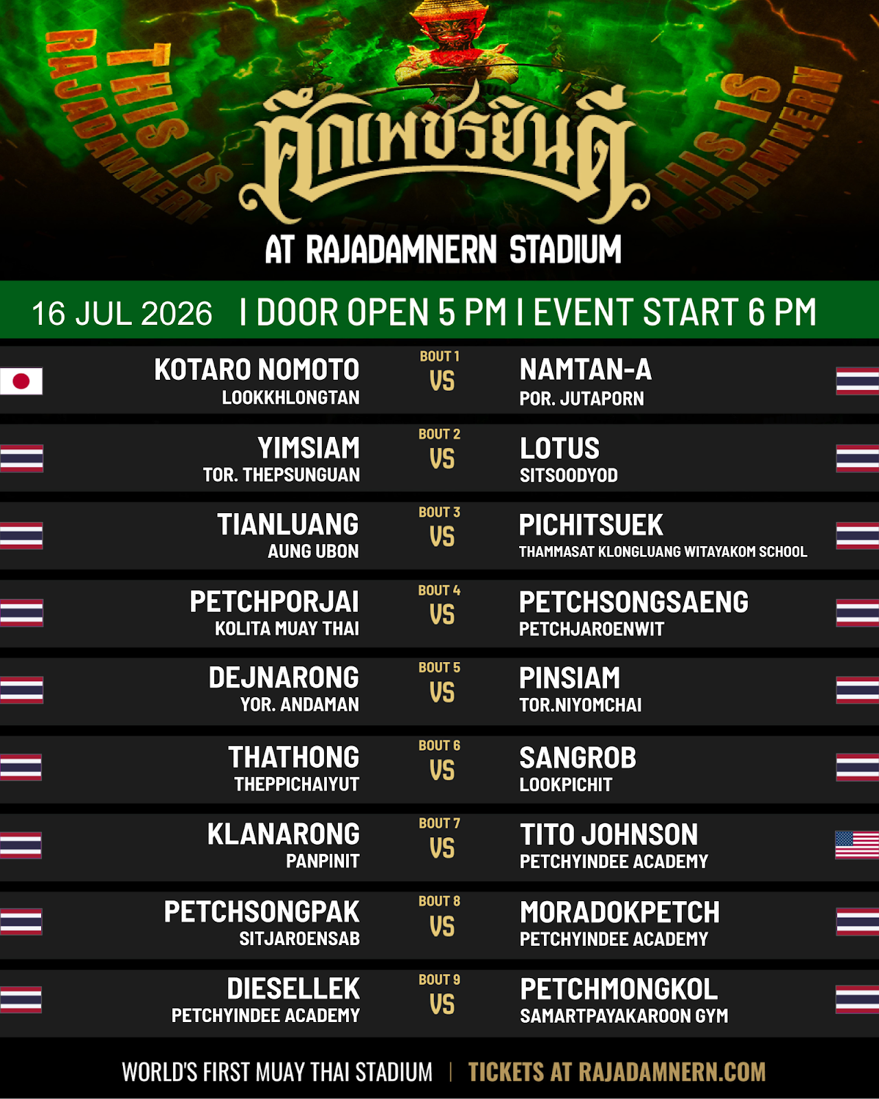 Petchyindee (16.07.2026) poster