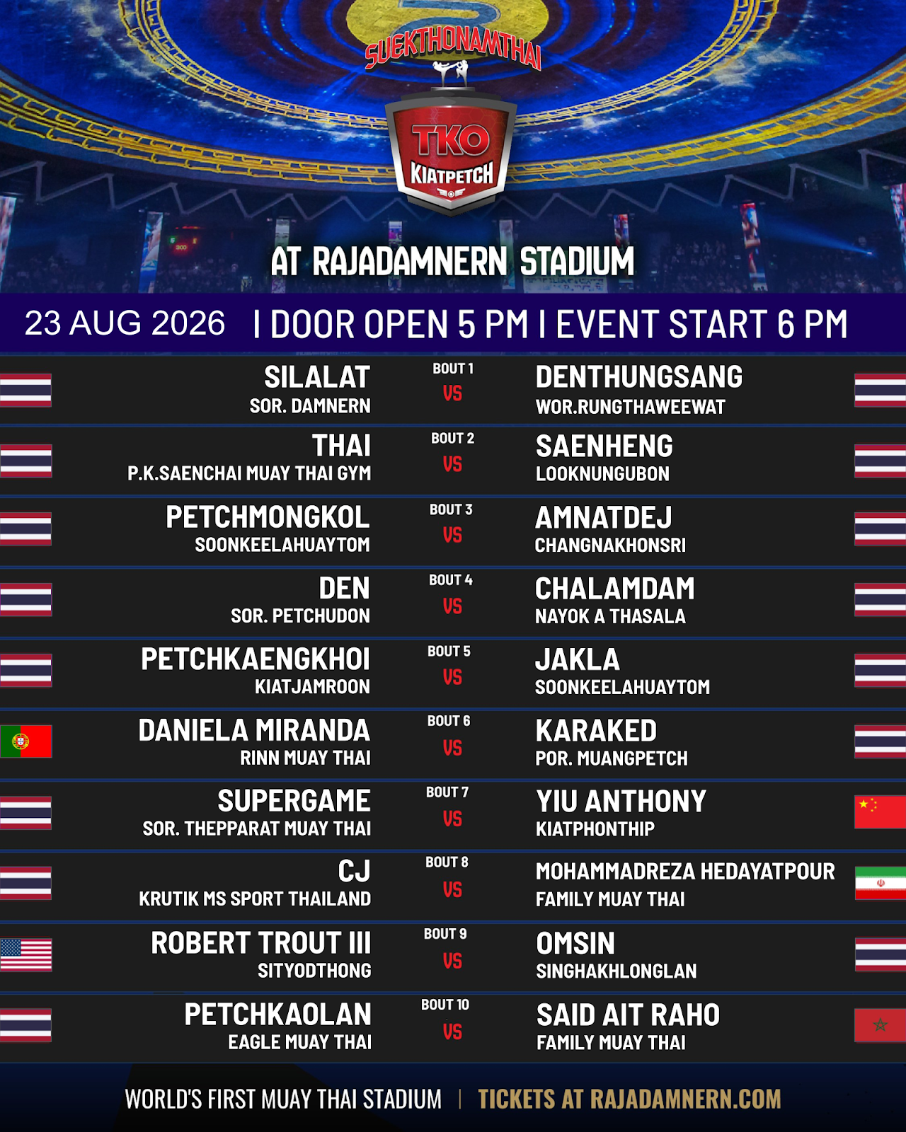 Kiatpetch (23.08.2026) poster