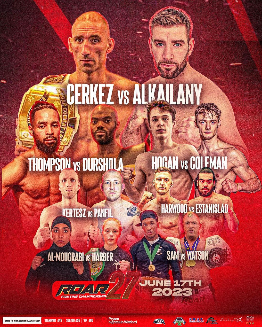 Roar Combat League 27 poster