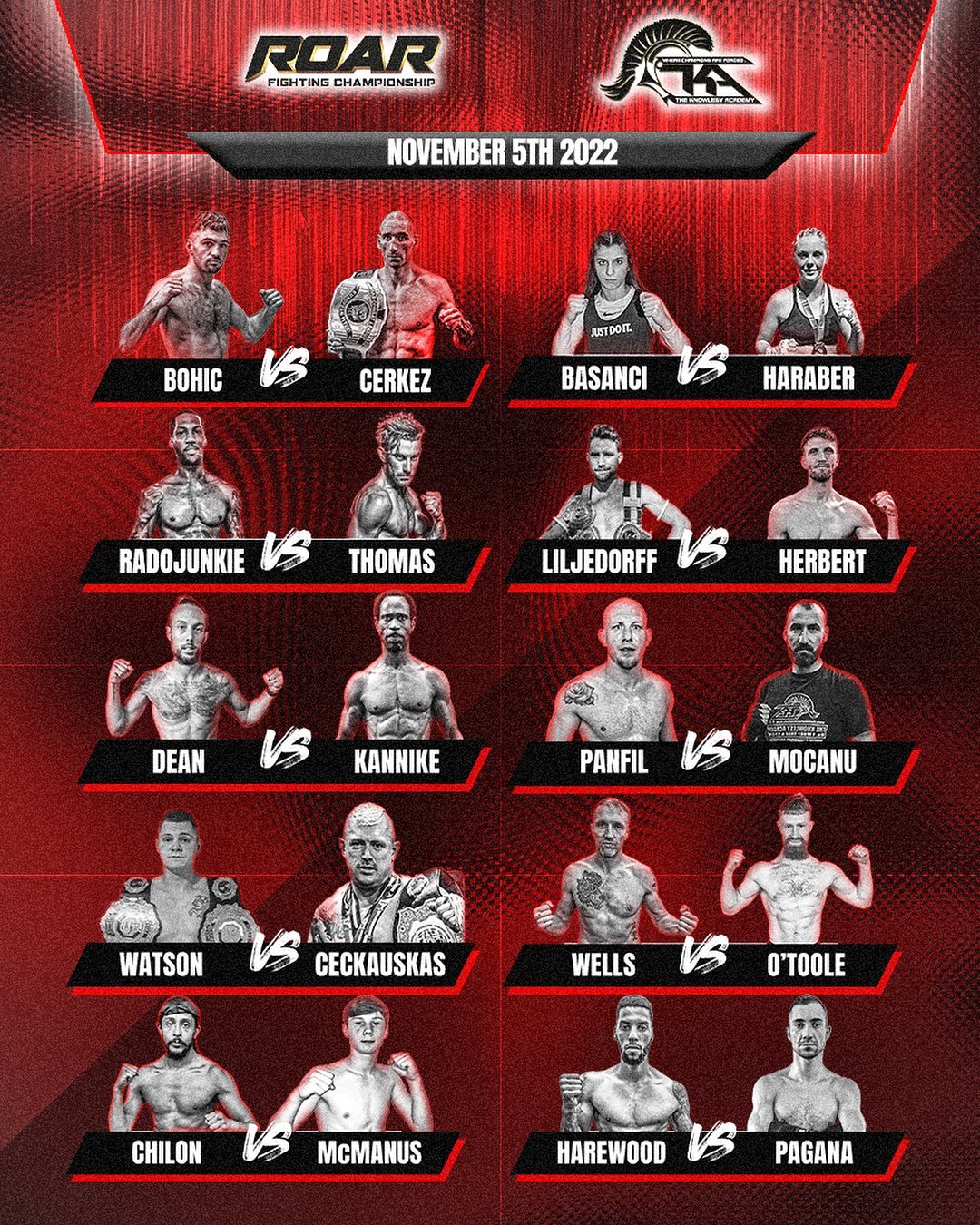Roar Combat League 25 poster