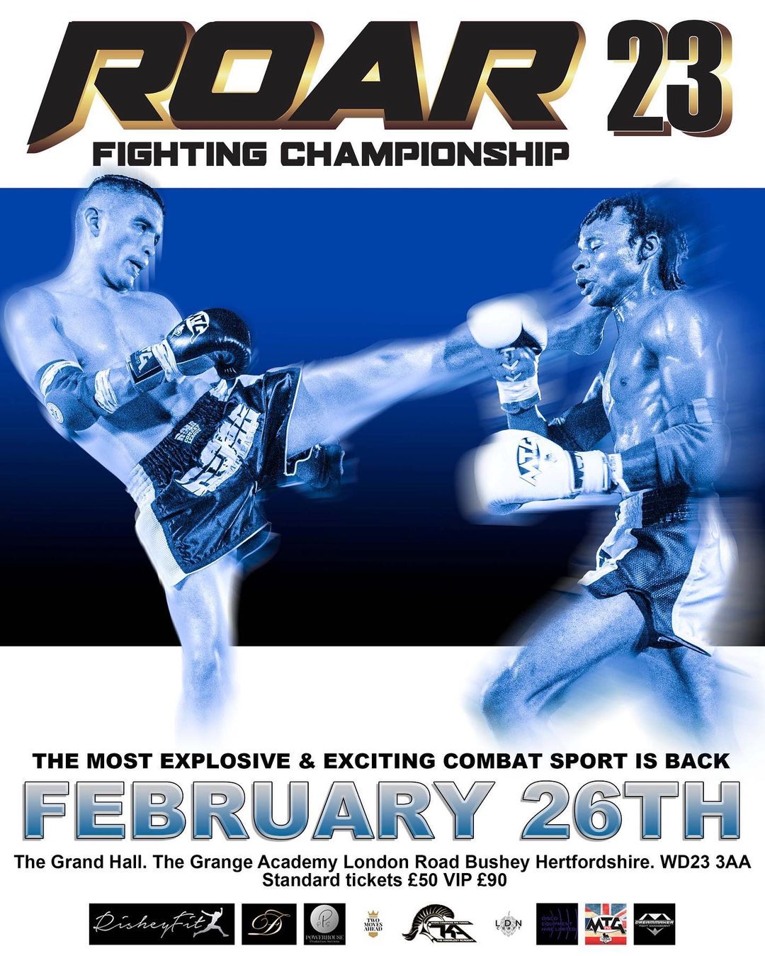 Roar Combat League 23 poster