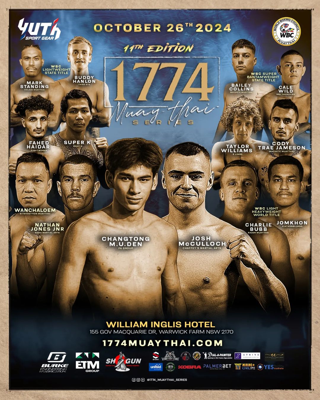 1774 Muay Thai Series - 11th Edition poster
