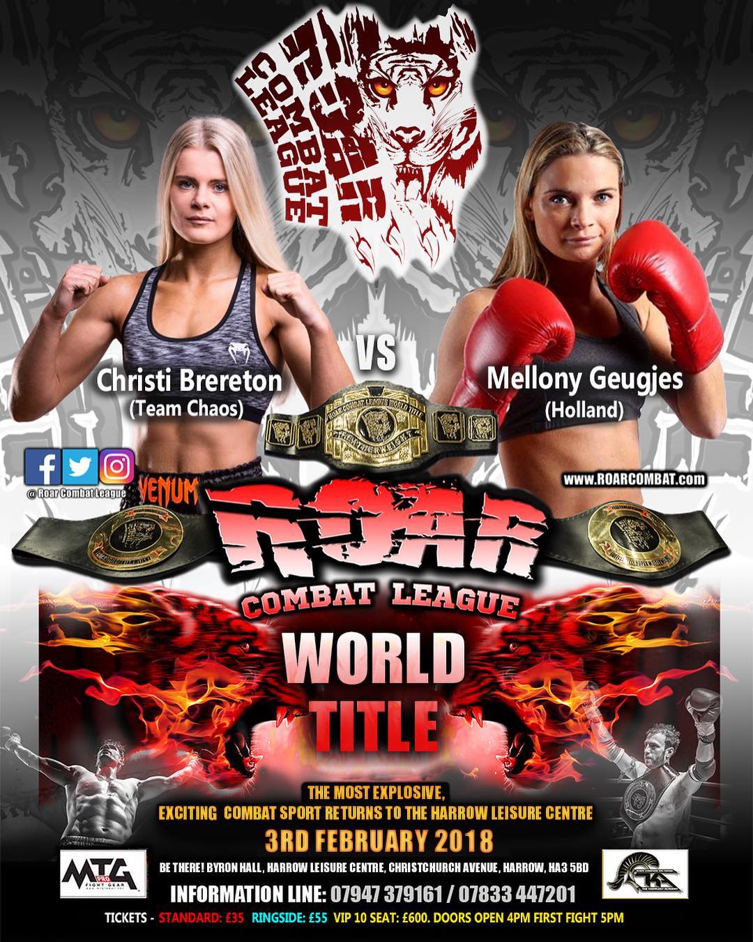 Roar Combat League 8 poster