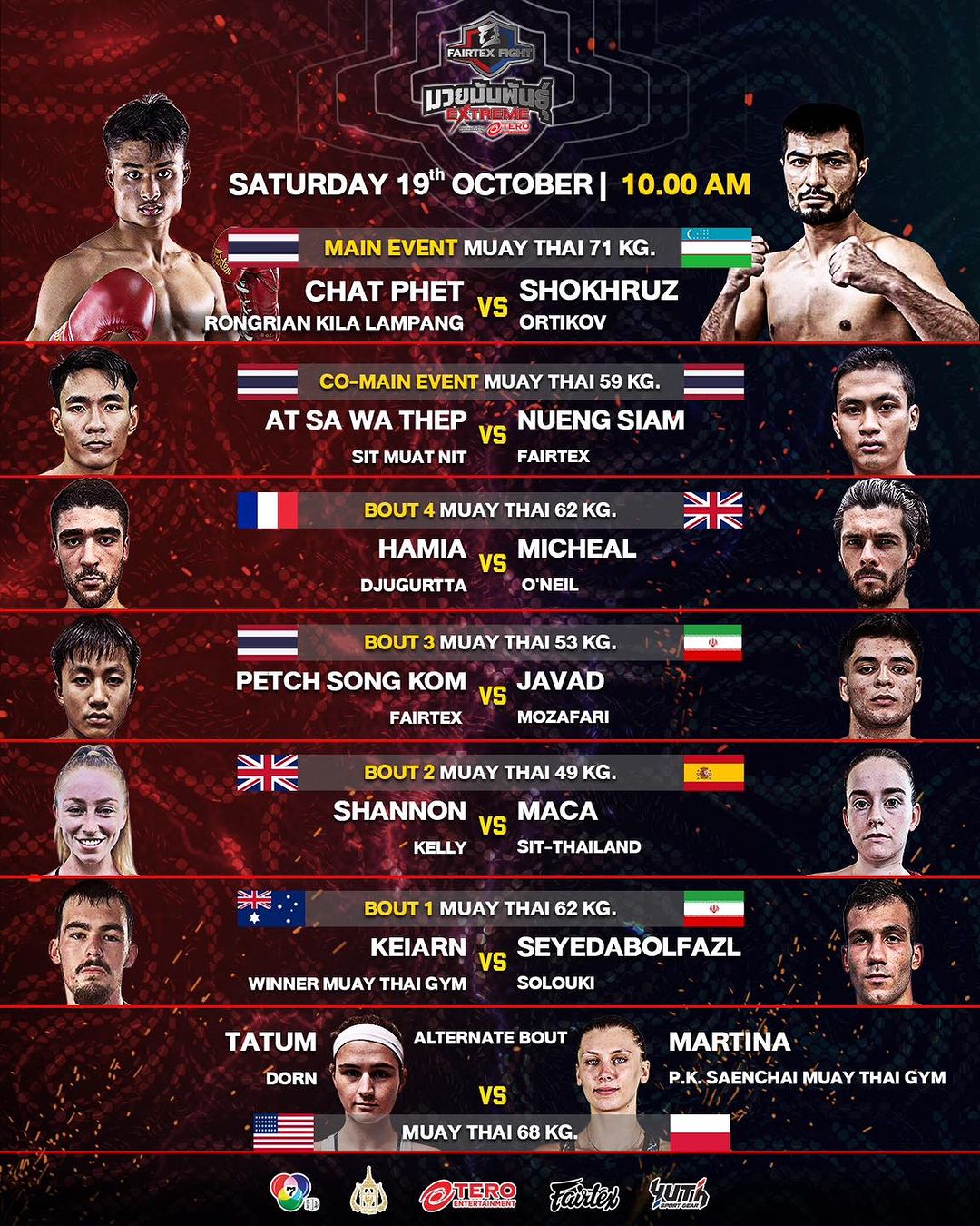 Fairtex Fight 111 poster