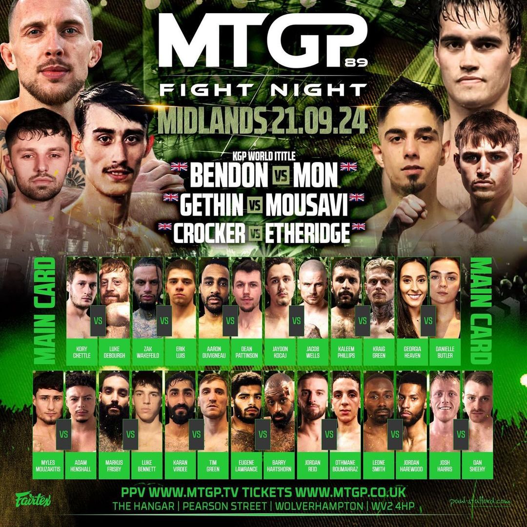 MTGP Fight Night 89 poster