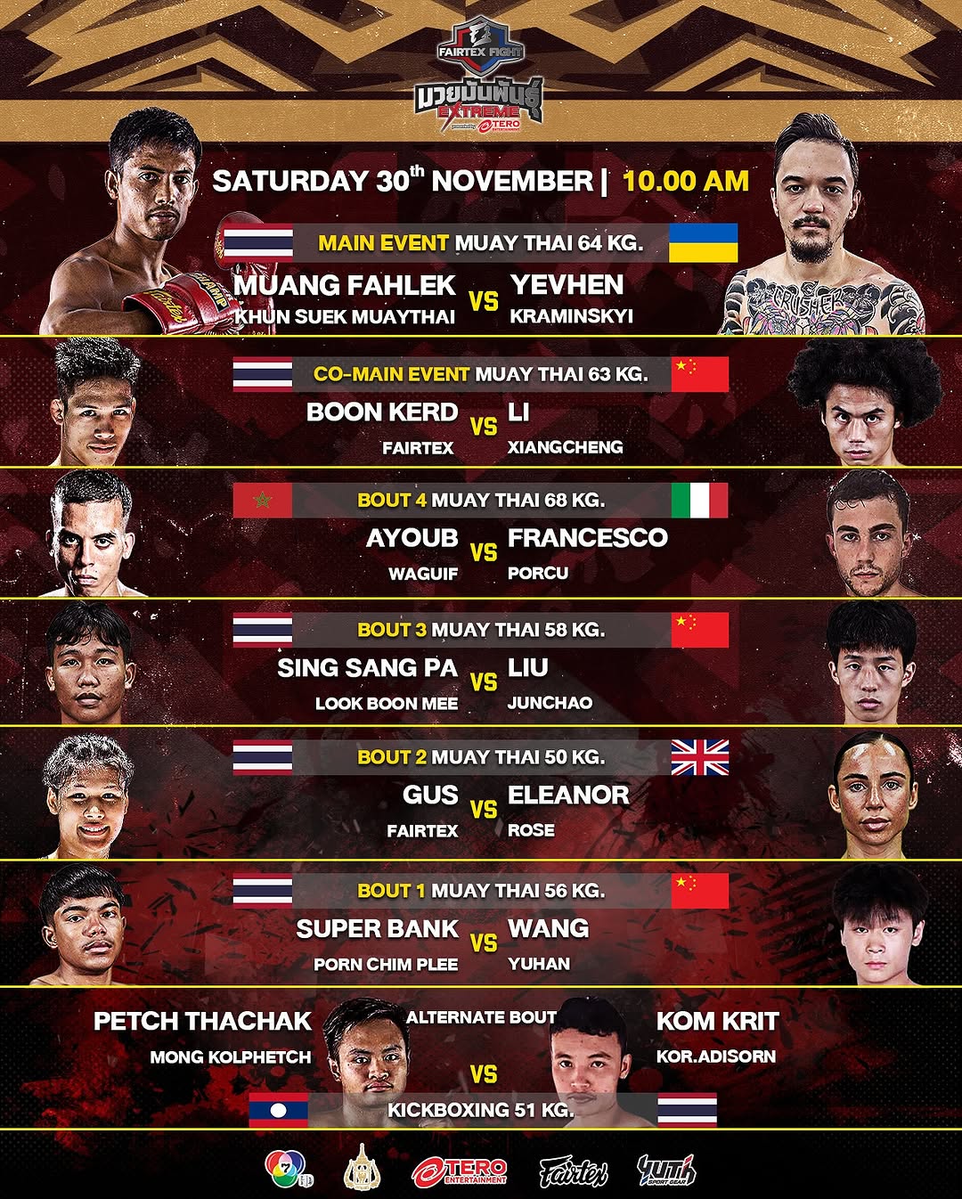 Fairtex Fight 116 poster